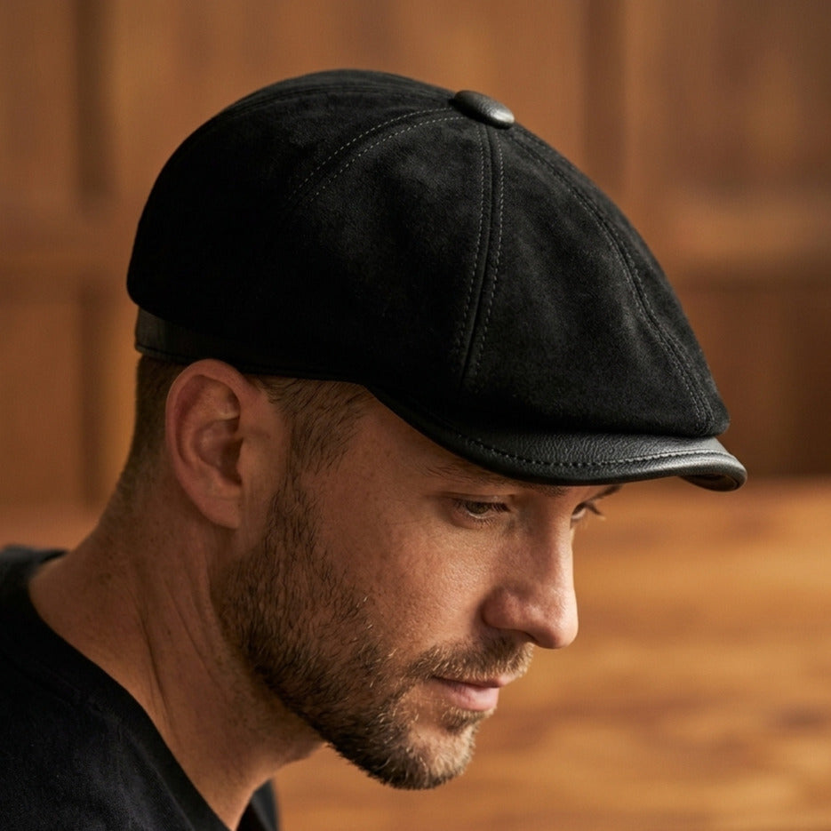 Baxter Vintage Leather Cap