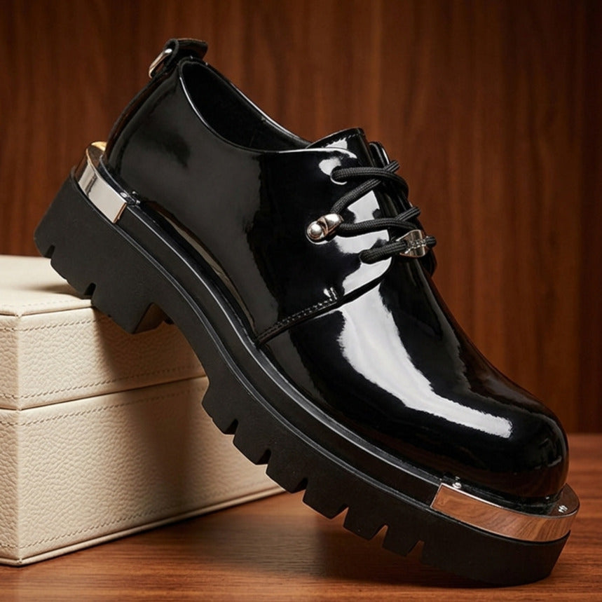 Houston Leather Retro Derbies