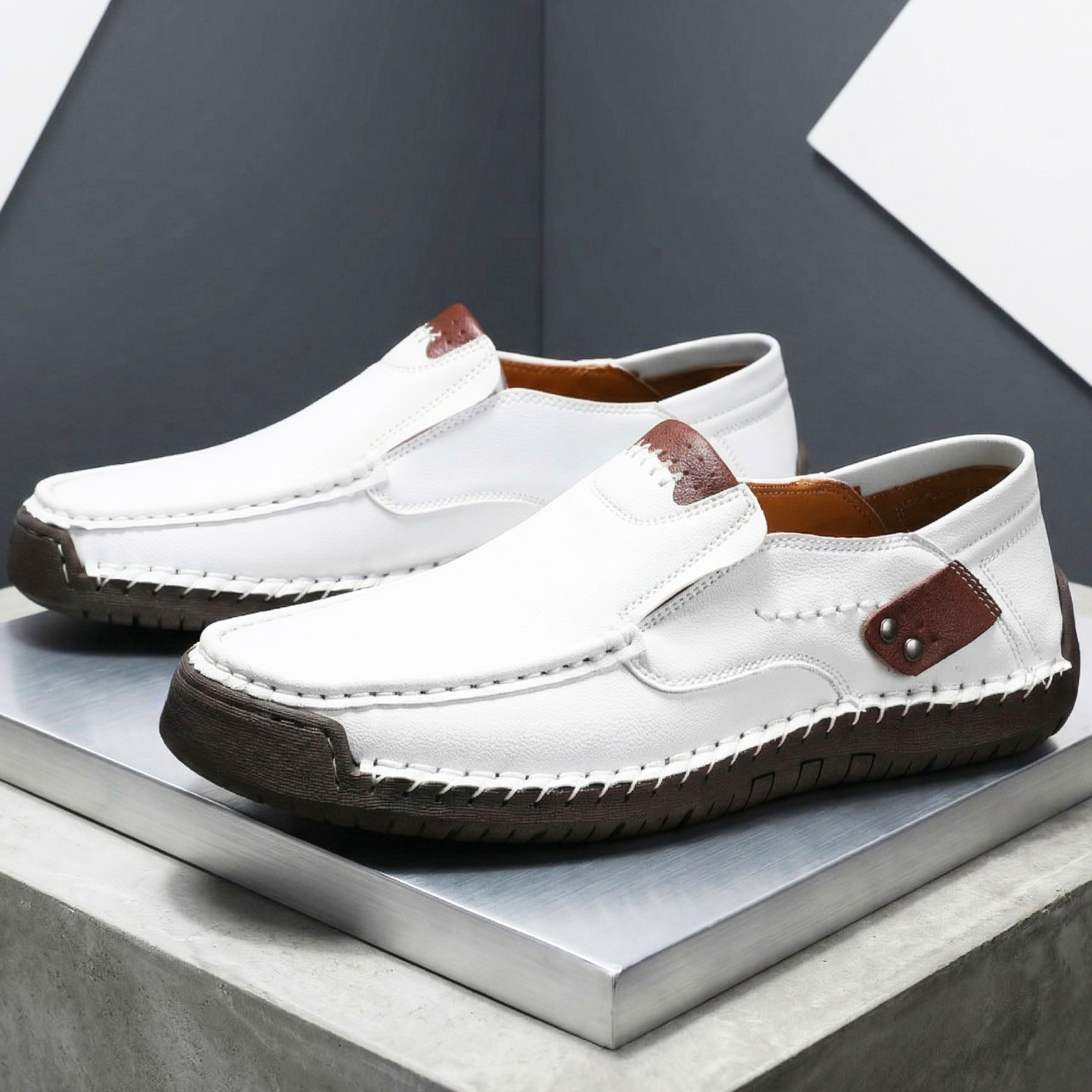 Strata Genuine Leather Loafers