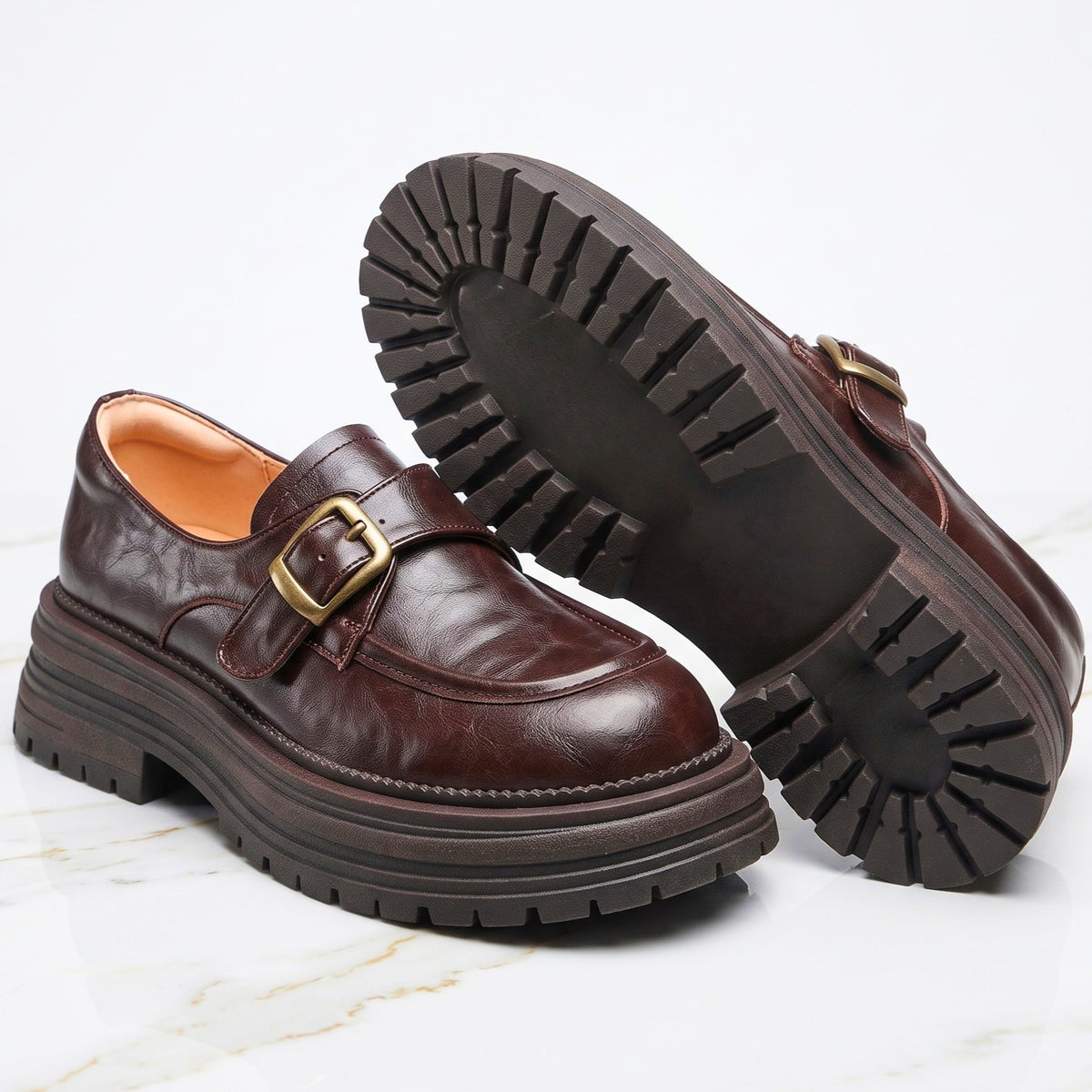 Cami Vintage Leather Derbies