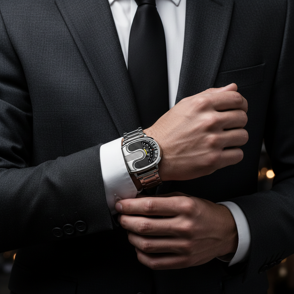 Valenor Gold Arc Watch