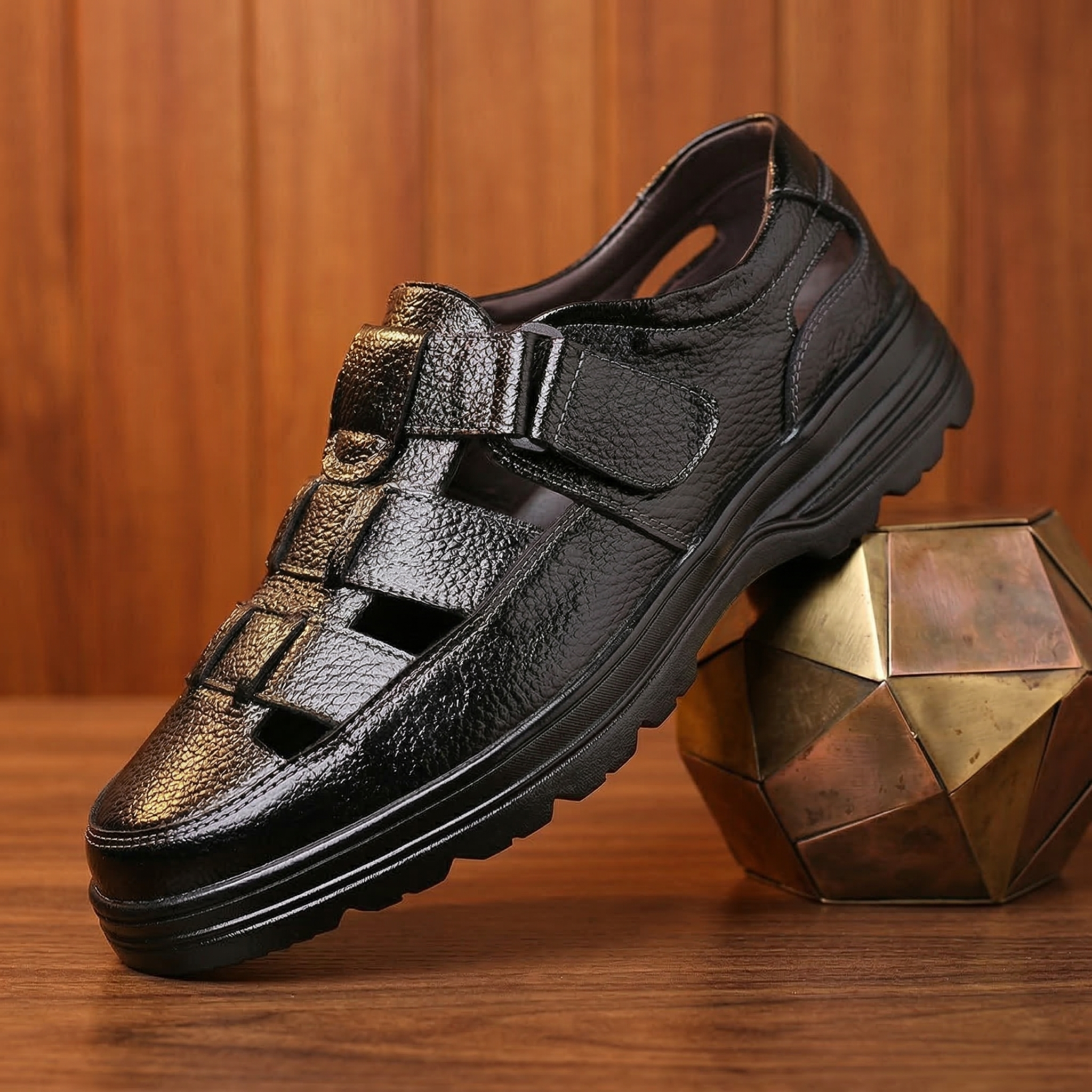 Levon Genuine Leather Sandals