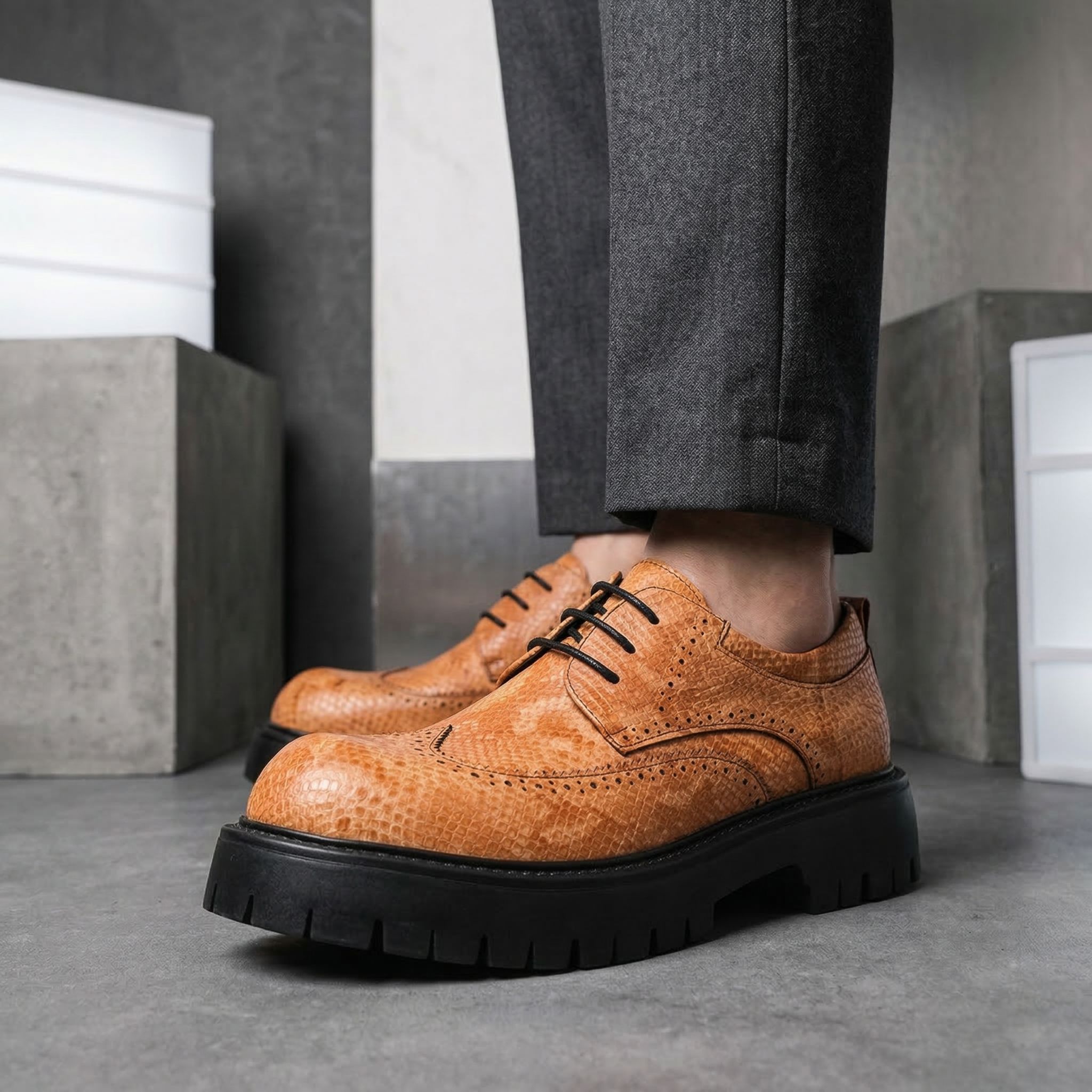 Kingston Leather Derbies