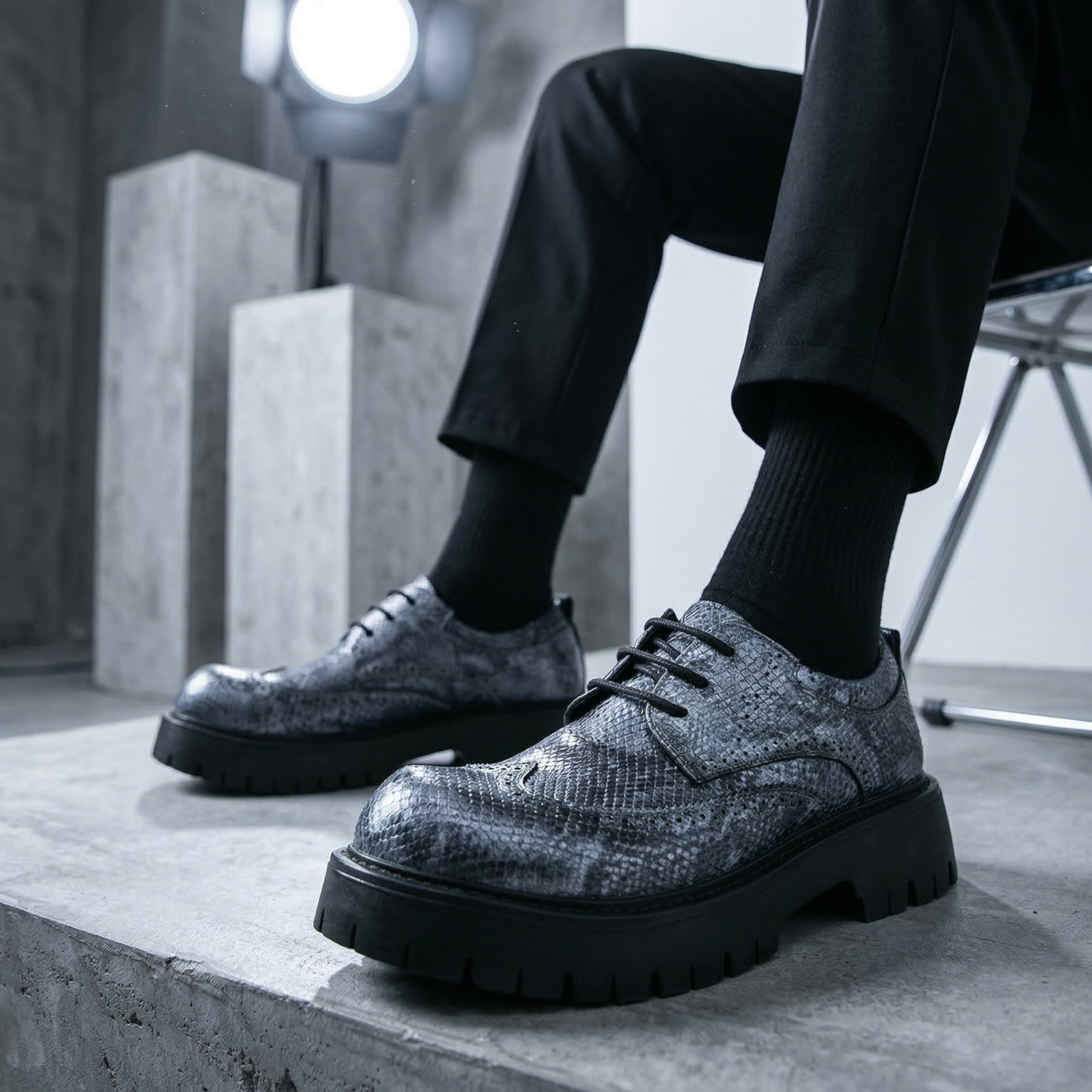 Kingston Leather Derbies