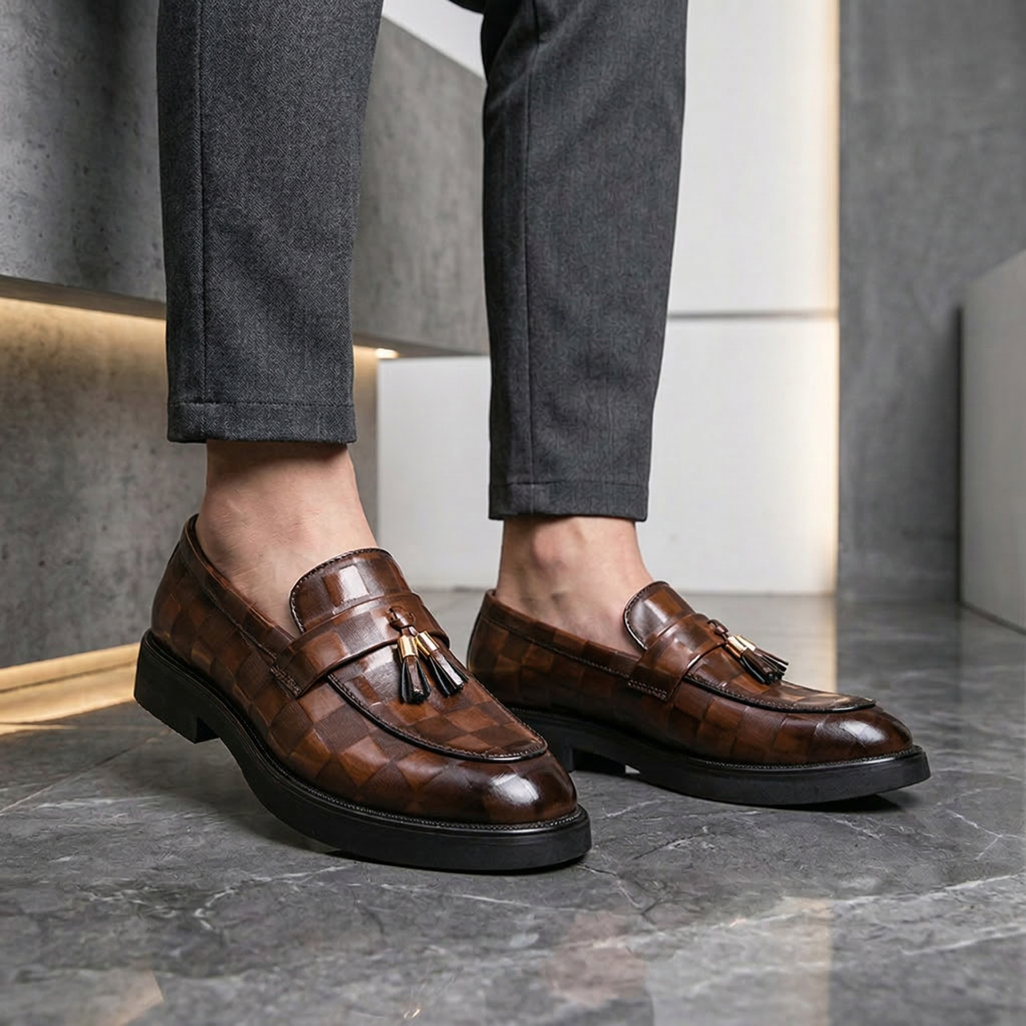 Regent Tassel Leather Loafers