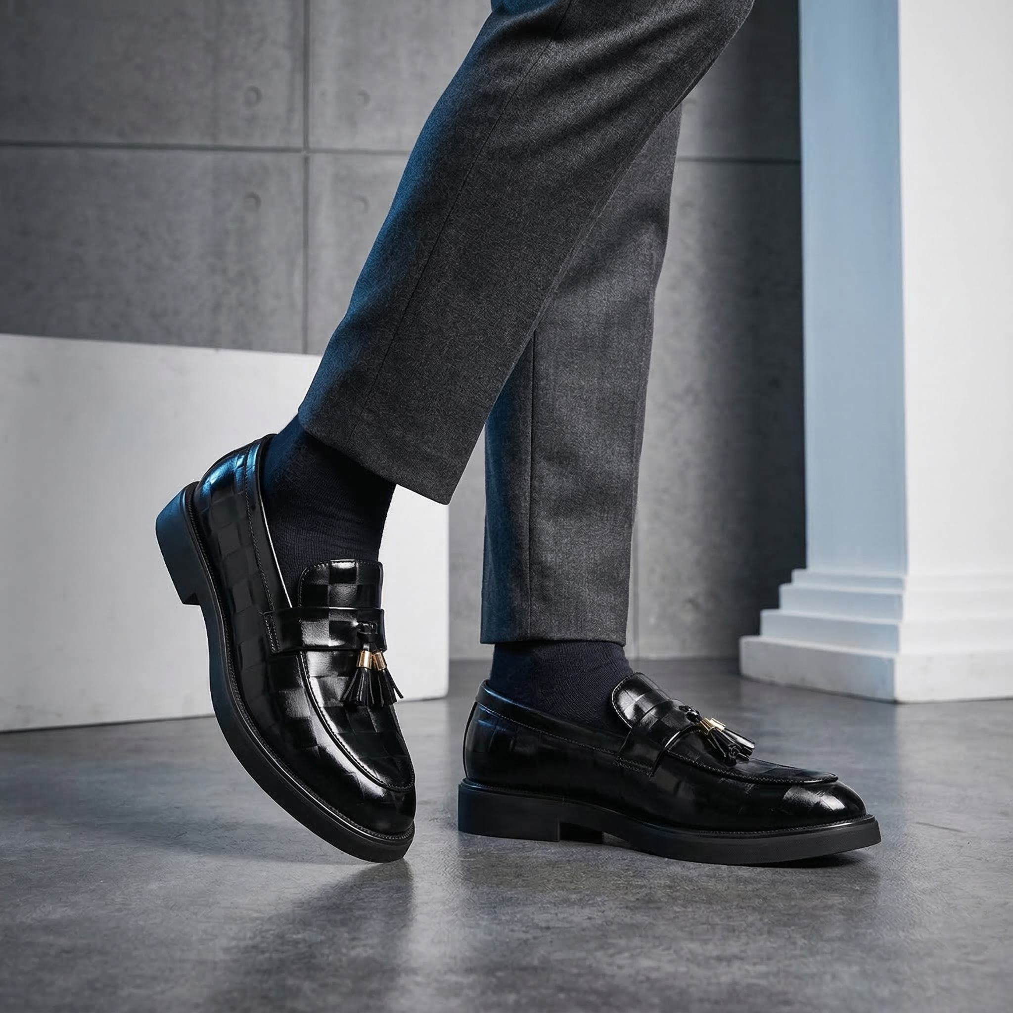 Regent Tassel Leather Loafers
