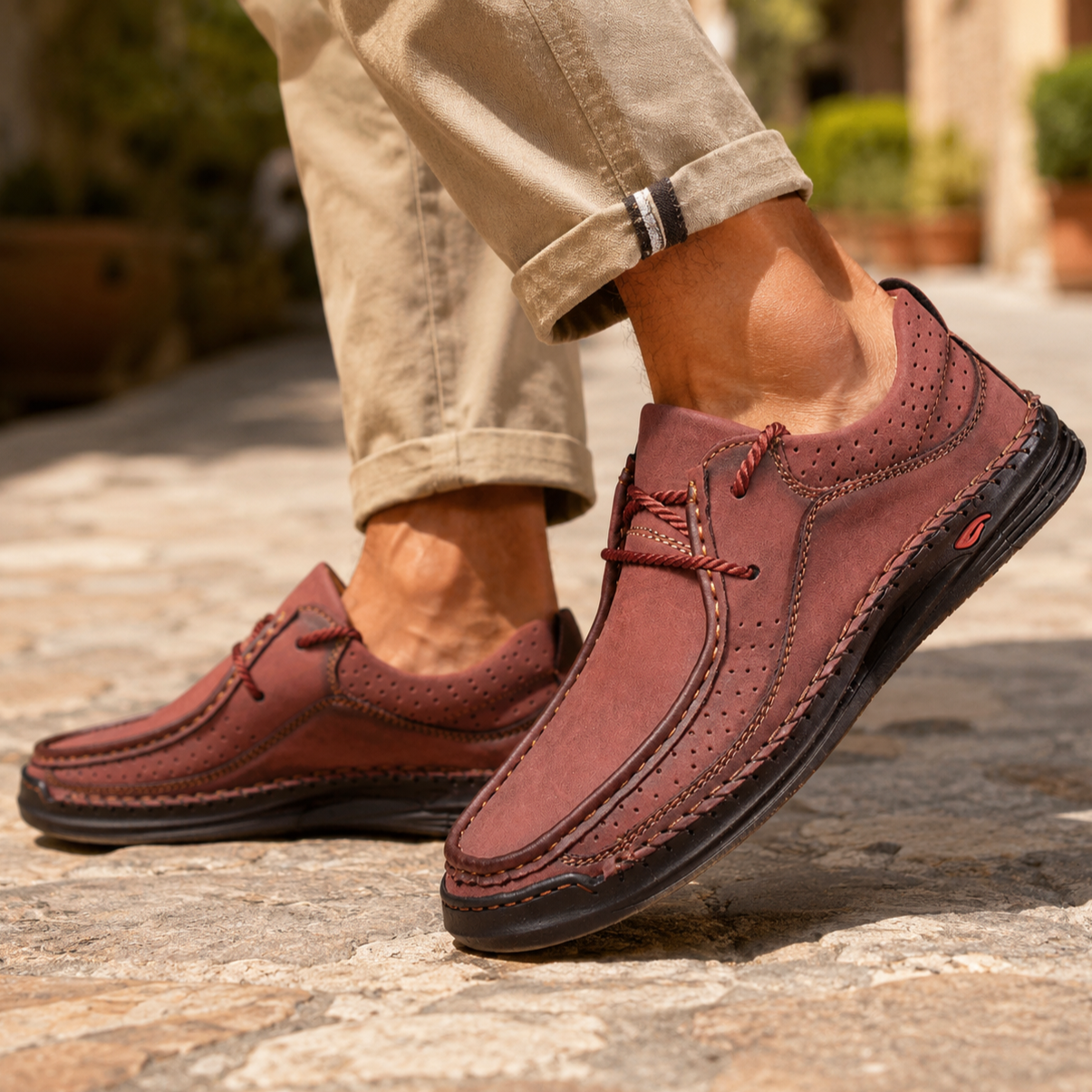 Dawson Genuine Leather Slip Ons