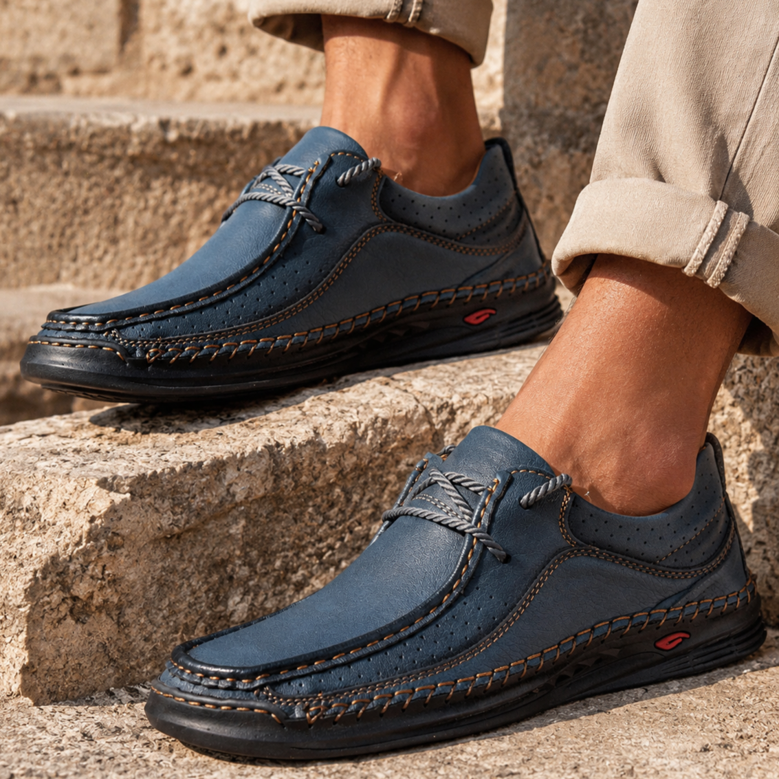 Dawson Genuine Leather Slip Ons