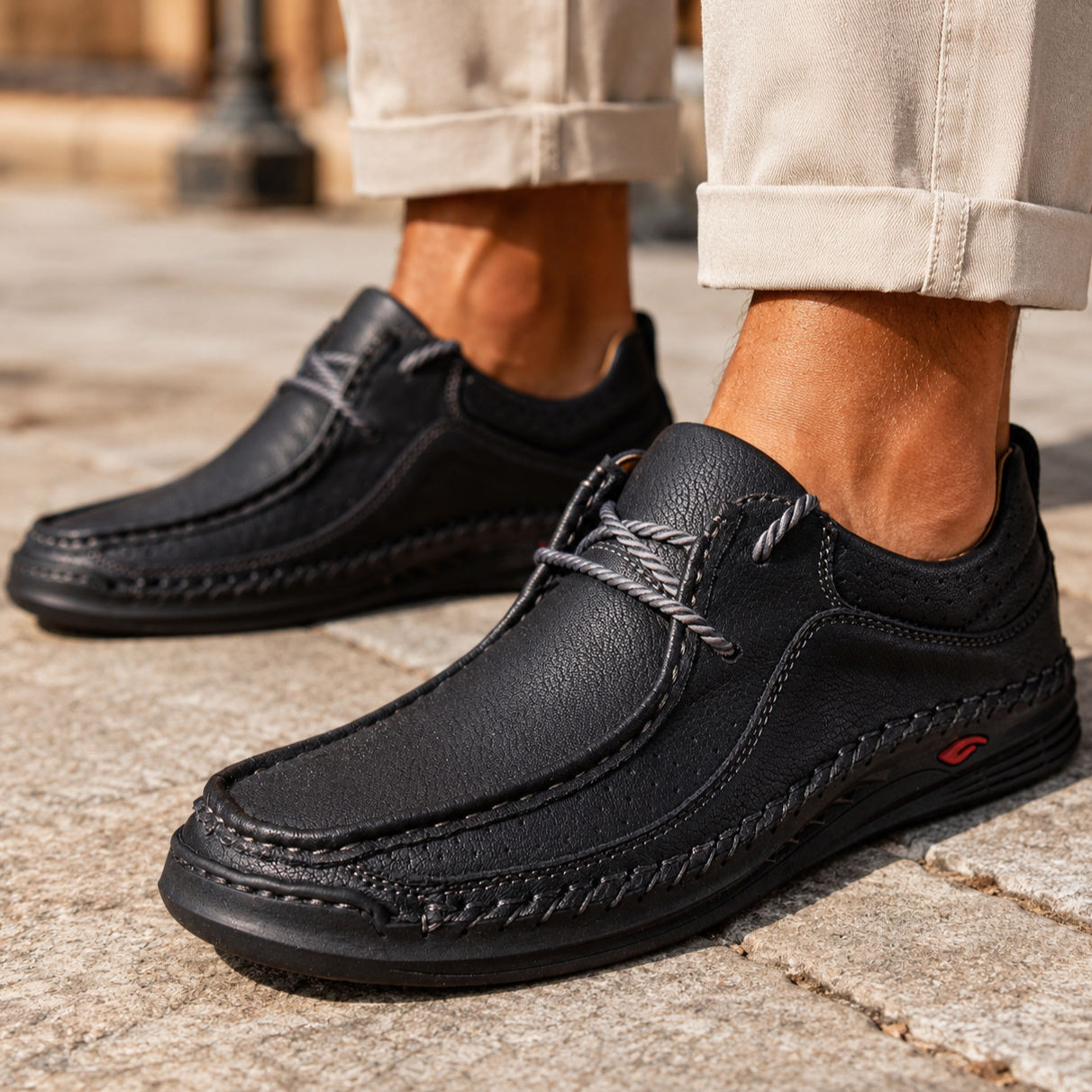 Dawson Genuine Leather Slip Ons