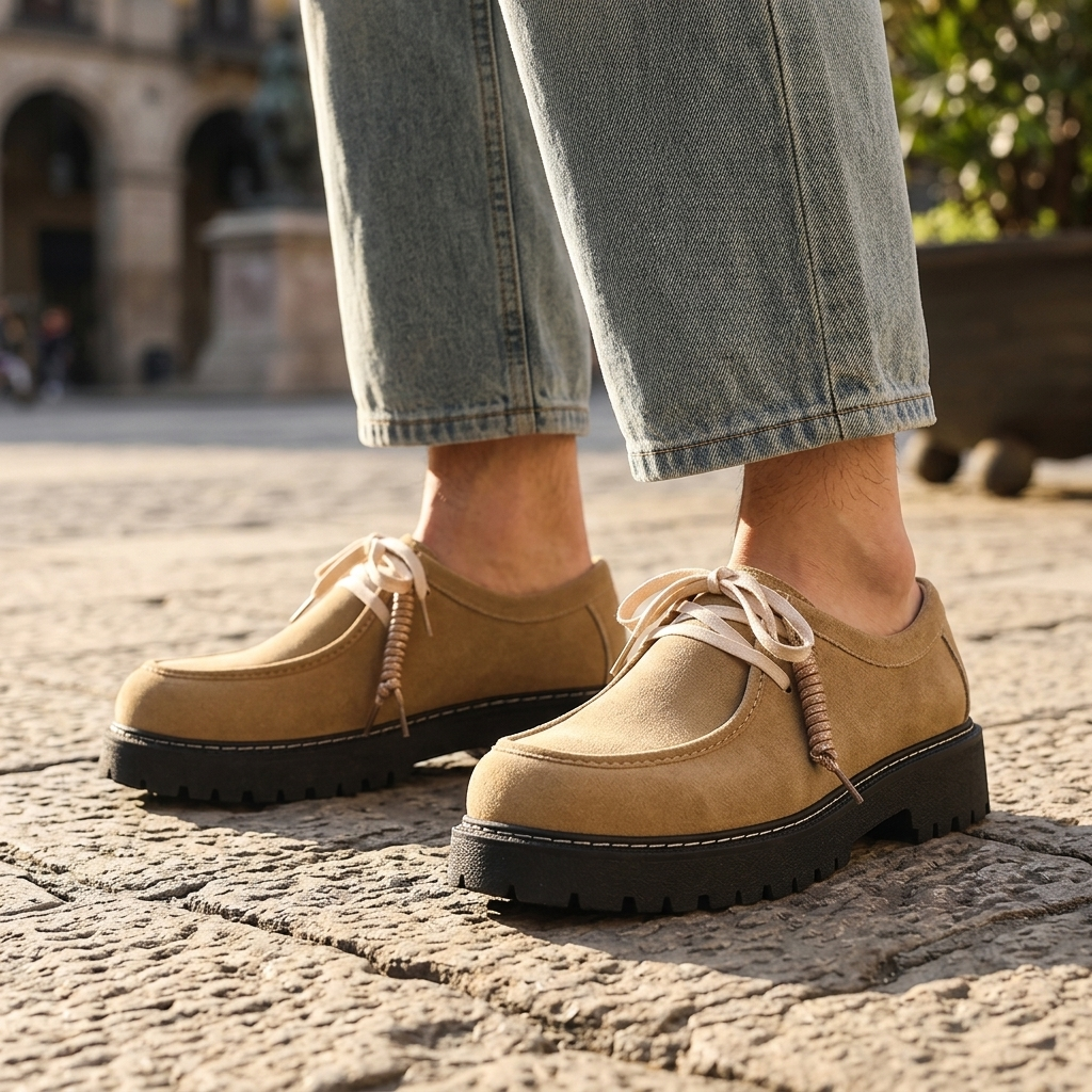 Archer Suede Lug Derbies